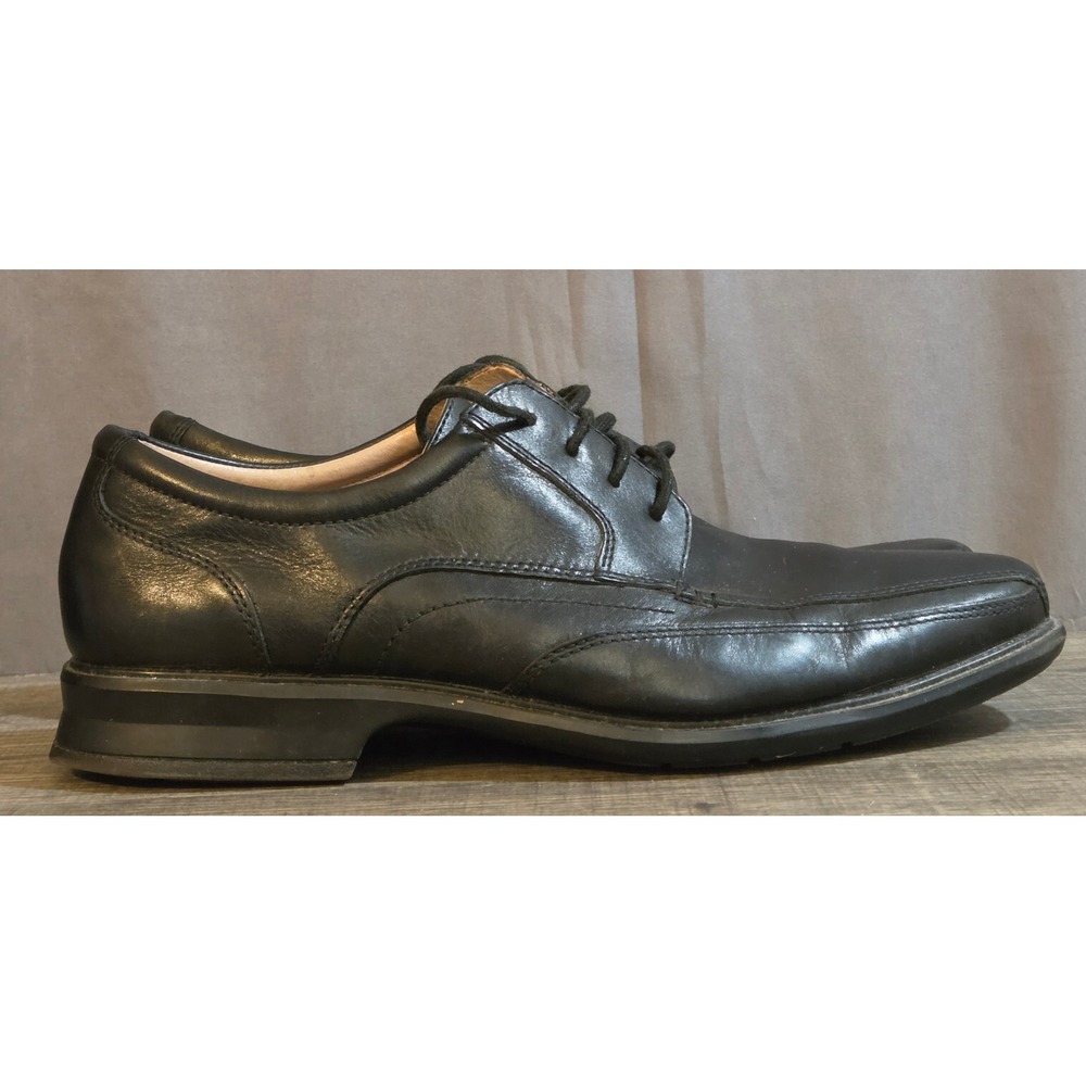 Clarks Leather Oxford Shoes Mens Size 12 Black
